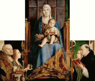 Madonna with the Saints Nicholas of Bari, Anastasia, Ursula and Dominic by Antonello da Messina